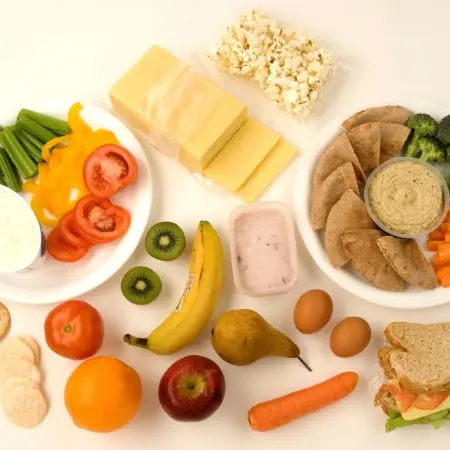 What does a good snack consist of?