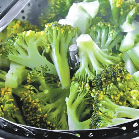 How long should vegetables be cooked?