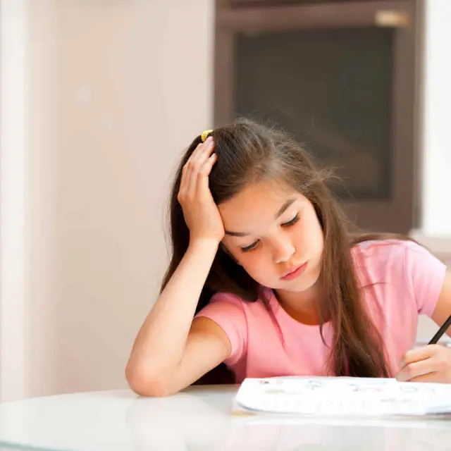 A tip for your kids to concentrate