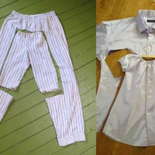 Reuse your clothes for children's clothing