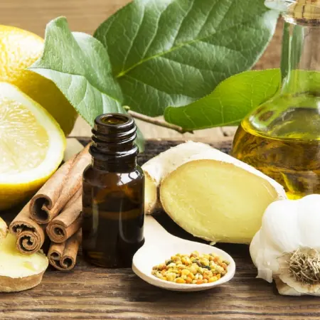 Ingredients ready to heal you at home