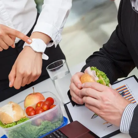 Combata o estresse com alimentação