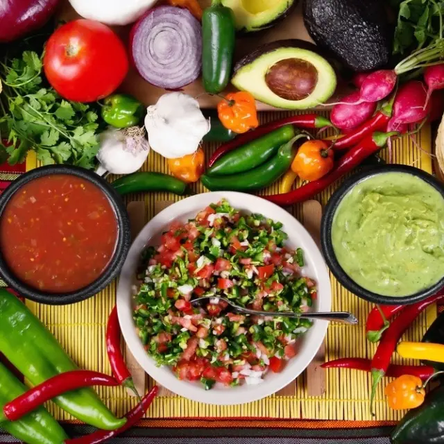 According to the sauce, which chiles can you use?