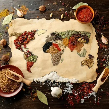 Around the World Through the Best Food