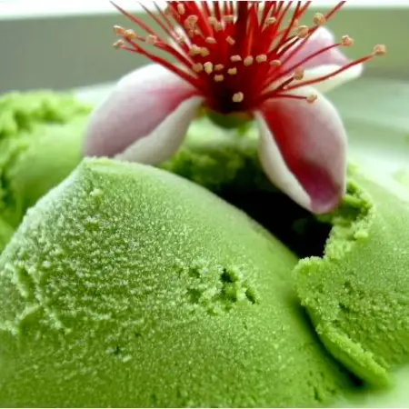 Low in calories: Green Tea Ice Cream