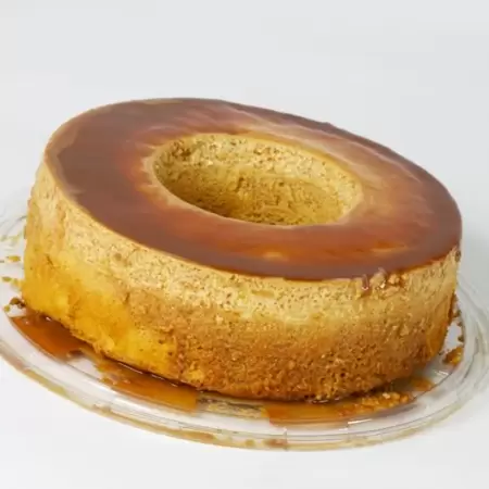 Delicioso Chocoflan con cajeta