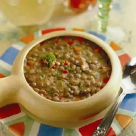 Cozinhando com lentilhas