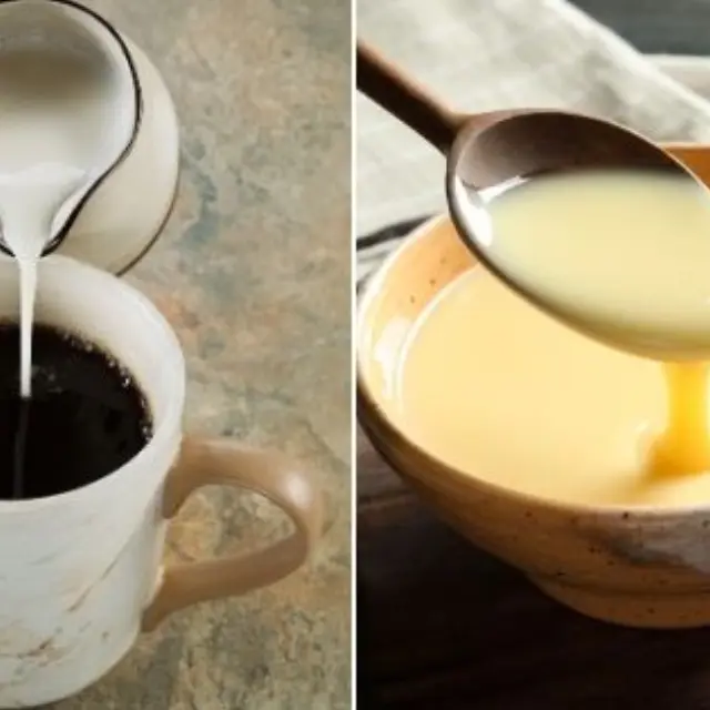 How to differentiate condensed milk from evaporated milk?