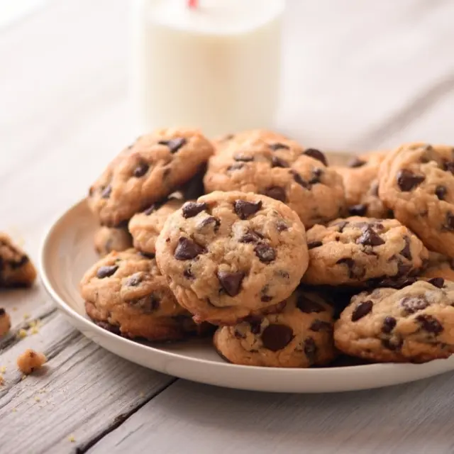 The right time to bake cookies in the oven