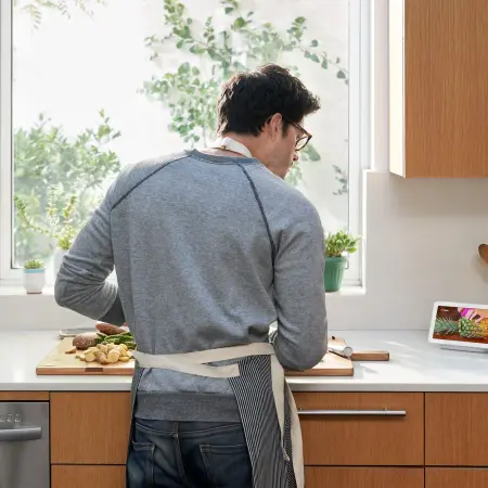 Surpreenda-se com o assistente de lar perfeito para cozinhar