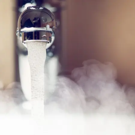 How to use hot water for disinfection?