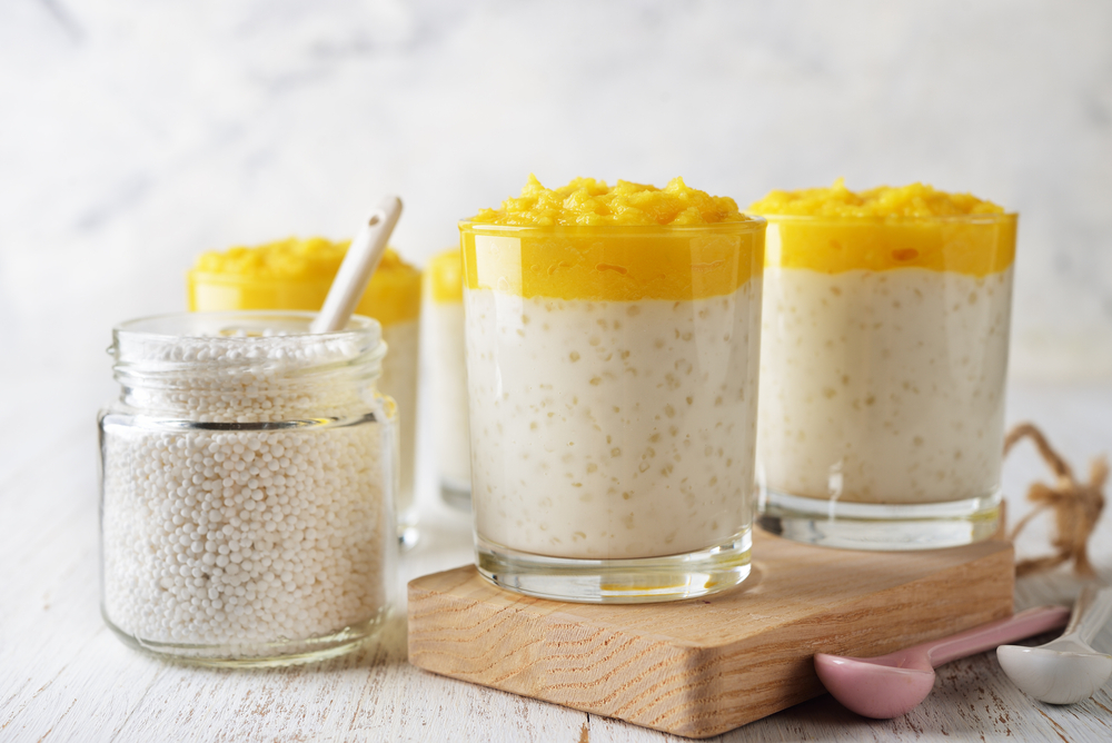 Sobremesas com tapioca