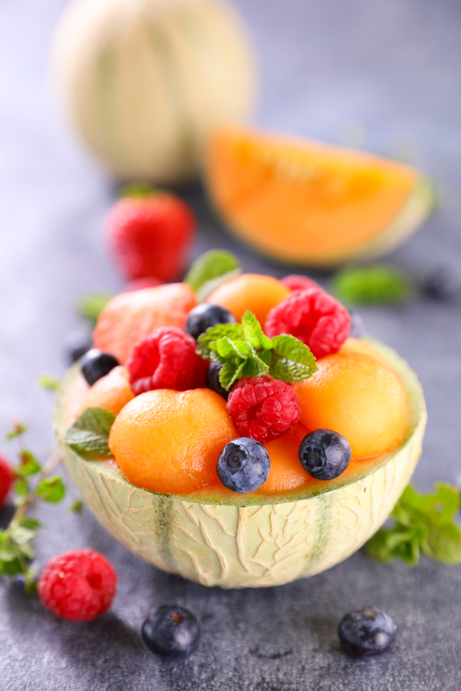 bowl with fresh fruit