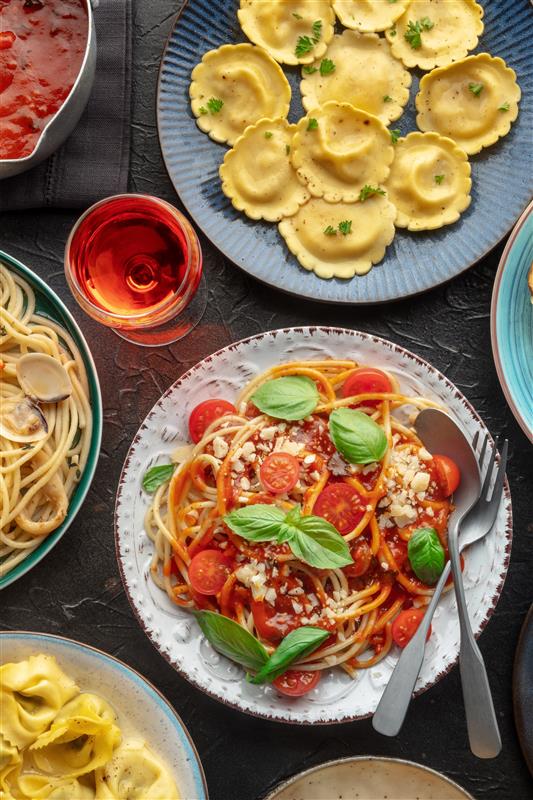 homemade Italian food