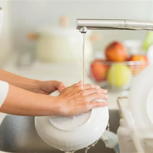 This is the correct order to wash the dishes