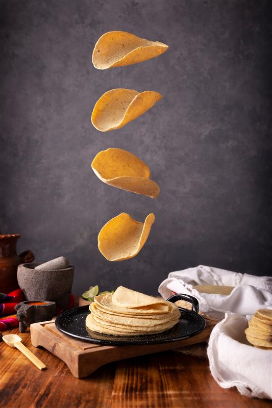 fresh corn tortillas