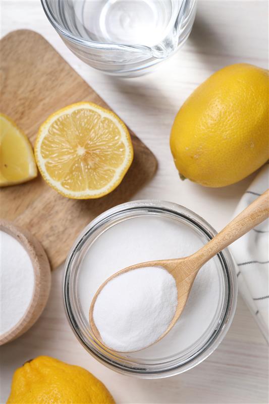 baking soda in a bowl