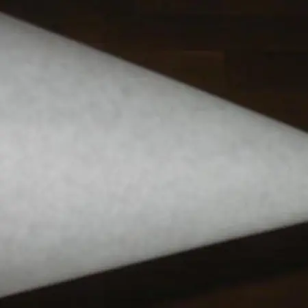 Improvising a paper pastry bag