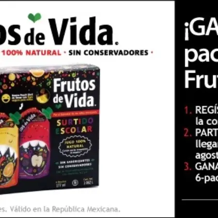 Win a pack of Frutos de Vida juices