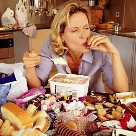 Existe adição à comida?