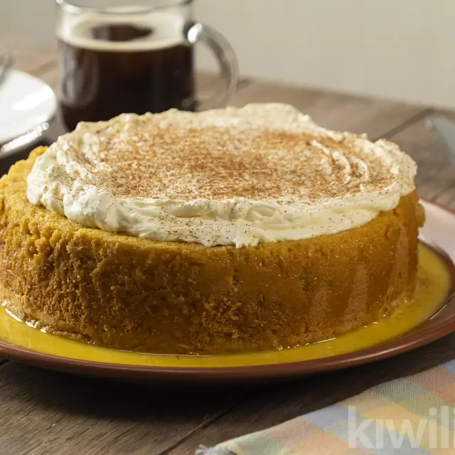 Bolo de milho com rompope
