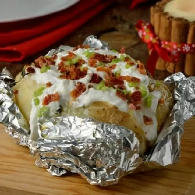 Stuffed Oven Potato