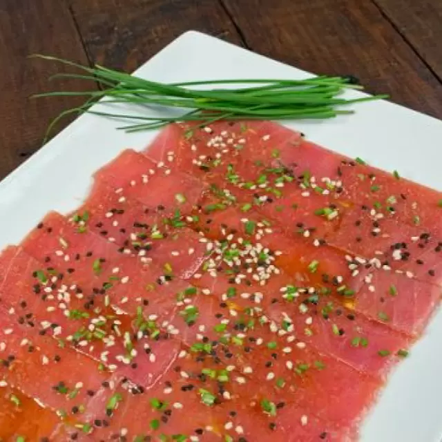 Tuna Sashimi with Soy