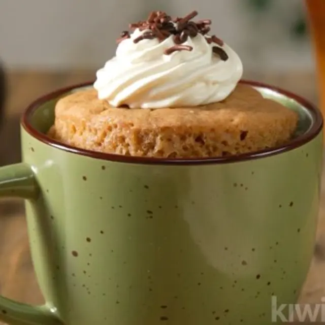 Bolo de caneca no micro-ondas