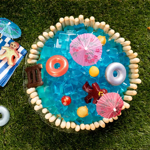 Gelatina de amora para o verão