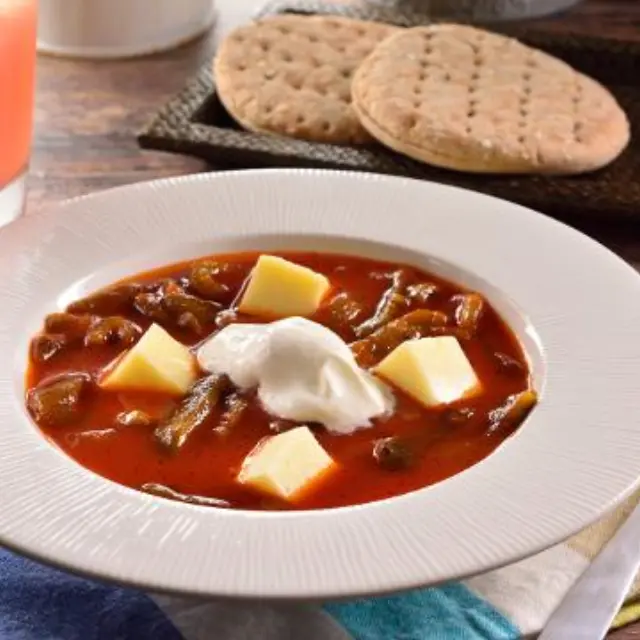 Vídeo de Sopa de Milho com Rajas e Queijo Manchego