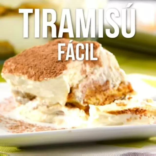 Tiramisú Fácil y Rápido