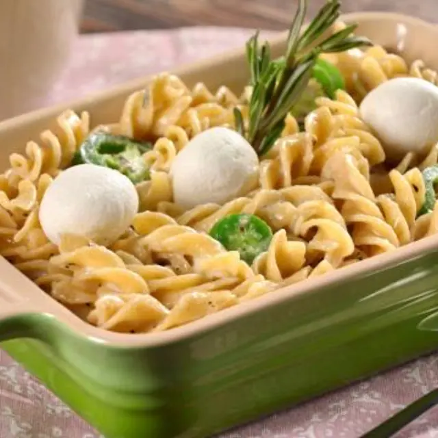 Vídeo de Pasta com Jalapeño e Queijo de Cabra