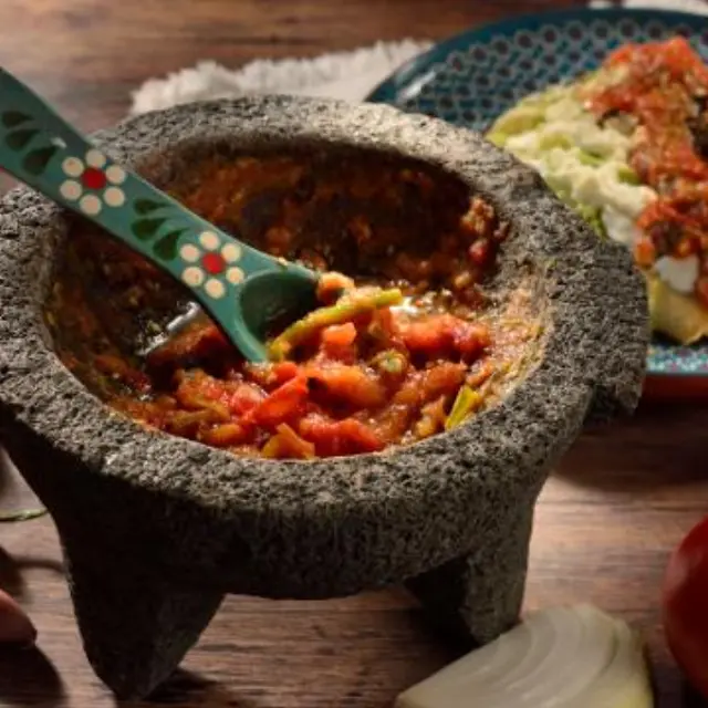 Vídeo de Salsa Vermelha Molcajeteada