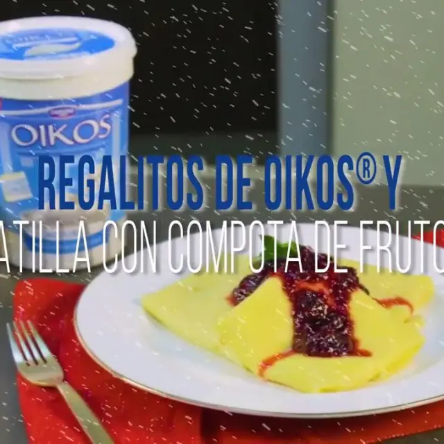 Video of Yoghurt and Custard Fritters with Compote of Fruits