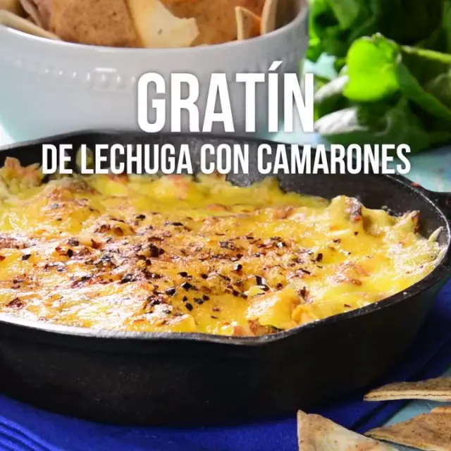 Video of Gratin with Lettuce and Shrimp