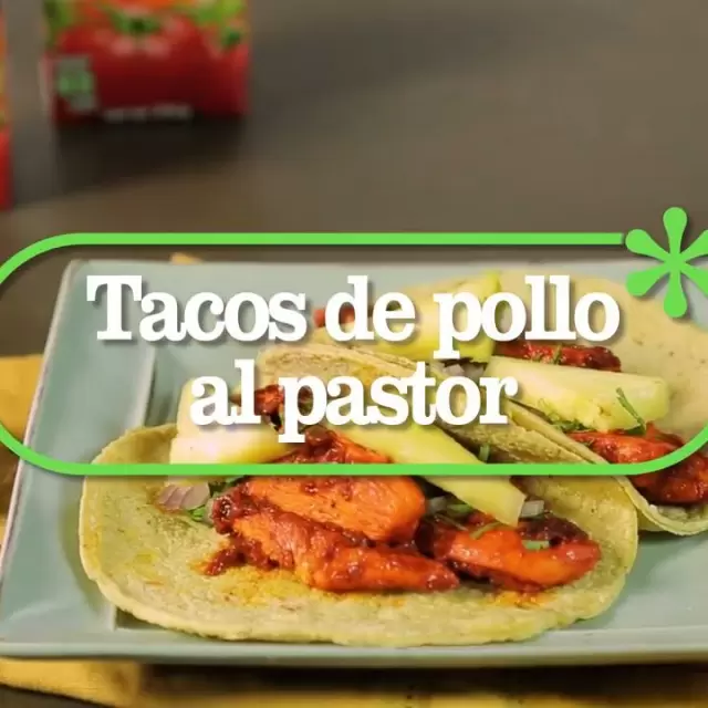 Tacos de Pollo al Pastor