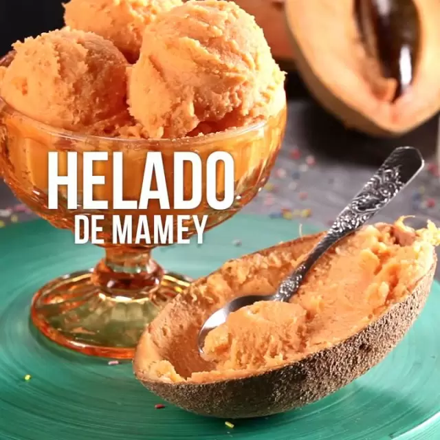 Cremoso Helado de Mamey