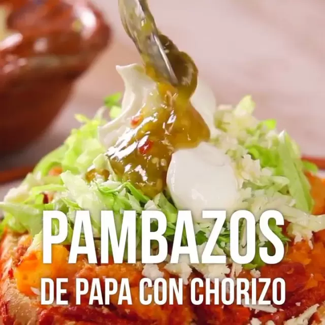 Pambazos Mexicanos de Papa con Chorizo