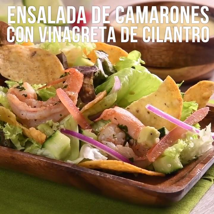 Shrimp and Avocado Salad with Cilantro Vinaigrette