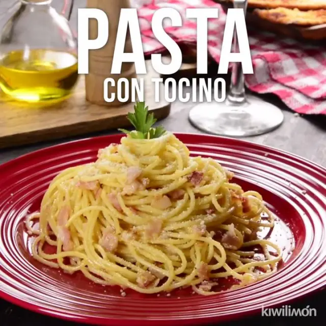 Video of Pasta with Bacon