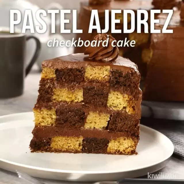 How to make Checkerboard cakes - Checkerboard cake baking tutorial | Recipe  | Checkerboard cake, No bake cake, Baking