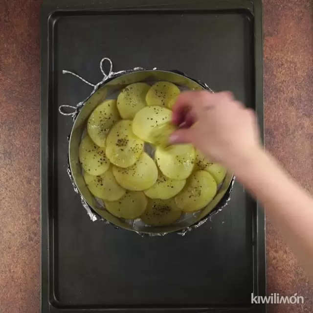 Pastel de Papa con Queso y Jamón