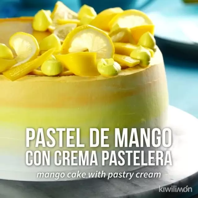 Pastry Cake with Mango Cream