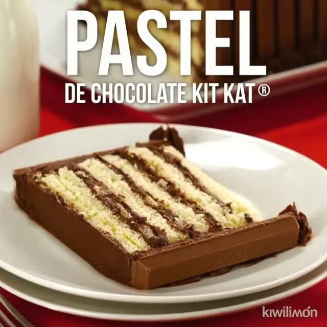 Pastel de Chocolate Kit Kat