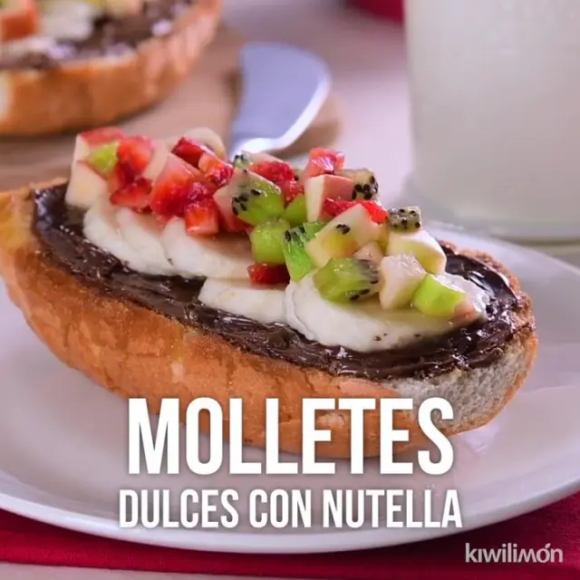 Video of Molletes Dulces con Nutella
