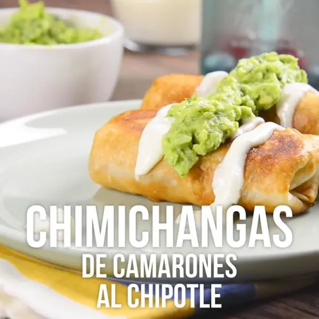 Chimichangas with Chipotle Crema – Tikkas To Tapas Main Course