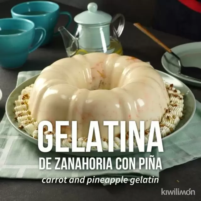 Gelatina de Zanahoria con Piña