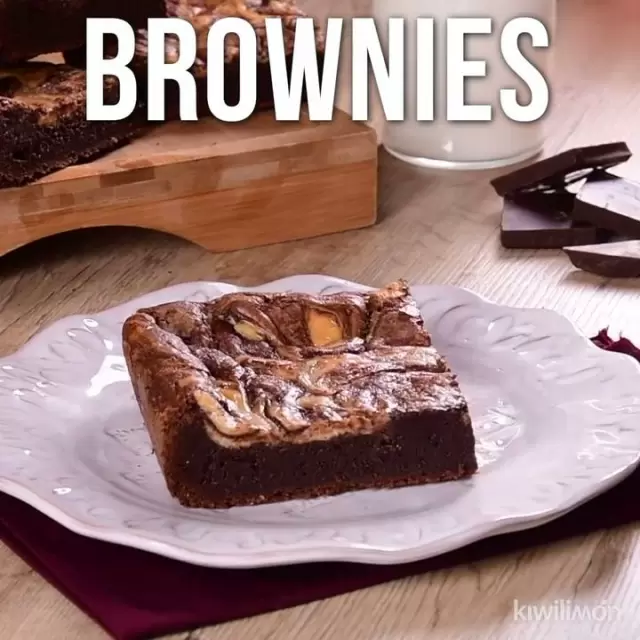 Cream Cheese Swirl Brownies