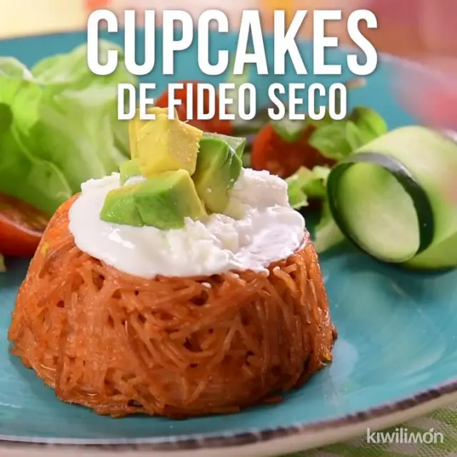 Vídeo de Cupcakes de Macarrão Seco