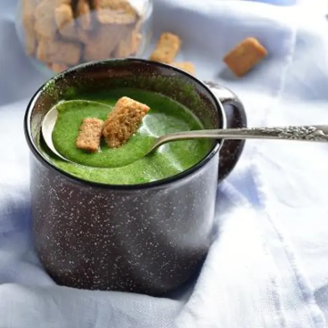 Video of Cream of Spinach with Chicken Broth